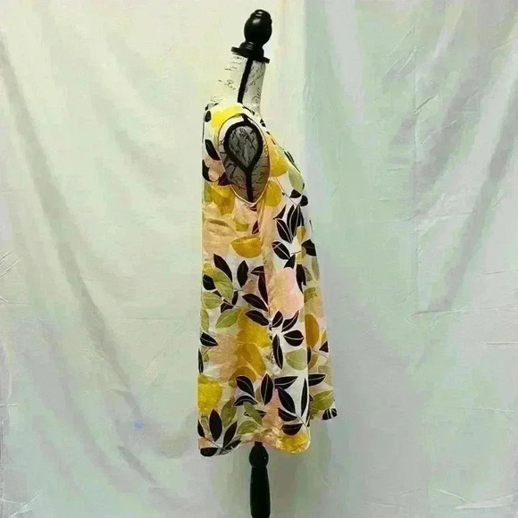 Rachel Zoe Linen Floral Dress Sleeveless Size Small - Picture 5 of 11